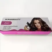 Nuran Beauty Hair Styler Straightener & Curler 2 In 1.