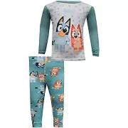 Bluey Polka Dot Toddler 2-Piece Pajamas Set Blue