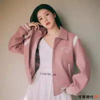 在飛比找蝦皮購物優惠-韓國代購🇰🇷MARITHE 棒球服拼接外套 jennie同款