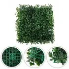 2Pcs UV Protection Artificial Plant Wall Panel Living Room