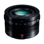 Panasonic LUMIX G LEICA DG SUMMILUX 15mm /F1.7 ASPH. H-X015-K BLACK