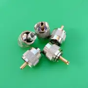 (5 PCS) UHF PL-259 Male Twist-On Connector RG58 - USA Seller