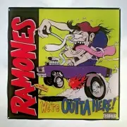RAMONES We're Outta Here! Coaster Custom Ceramic Tile