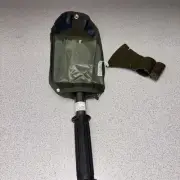 Shovel / Ax Combo Tool with Soft Case fits on belt