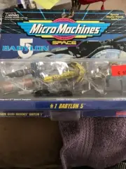 Galoob Micro Machines - Babylon 5 ships set #1, 1994 - 4 and up