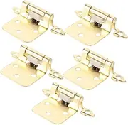 Ciieeo 5pcs Hinges Cabinet Hinges Semi-concealed Hinges Wood Hinge Hinges for Camper Cabinet Kitchen Cabinet Hinges Cabinet Soft Close Hinges Load-bearing Hinge Steel Plate Coffee