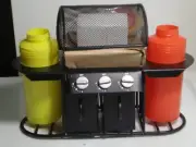 Mini Barbecue Grill Condiment Set Brand New and So Cute