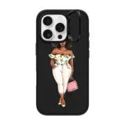 iPhone 16 Pro Impact Ring Stand Case MagSafe Compatible Lemon Babe