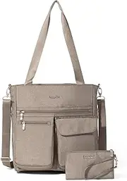 [Baggallini] Everywhere Tote - 12.5" x13.9” Tote Bag for Women - Lightweight Work Travel Carry On Bag