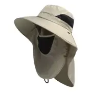 Lightweight Fishing Cap with Sun Protection and Adjustable Shade Cloth