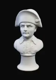 9942323 Porcelain Bust Napoleon Bisque Wagner & Apel H15, 5cm
