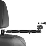 Headrest Mount for GoPro Tackform DrivePro Best Car Mount for GoPro for Recording Racing Video [Super Rigid Design] No Shake No Rattle Works with All GoPro Versions and All Action Cameras