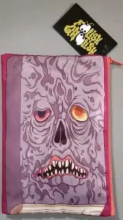 Foolish Ghoolish Nylon Multipurpose Bag Make Up Clutch Pencil Pen Horror Goth