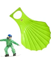 Winter Sleigh for Kids, Downhill Sprinter | Ski Snow Sledding, Winter Sleigh with Strong Snow, Cold Resistant Downhill Glass Slider with Flexible Handle for Winter Skiing