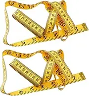 HOLIDYOYO 2Pcs Dual Sided Tape Measure for Body Measurement Soft and Flexible Measuring Tape Convenient for Sewing Tailoring and Craft Projects
