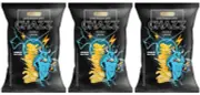 3 CHAZZ ENERGY DRINK Flavor Hand Cooked Potato Chips Snacks 90g 3.1oz