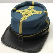 CIVIL WAR CONFEDERATE CSA COLONEL MAJOR INFANTRY OFFICER KEPI FORAGE CAP-MEDIUM