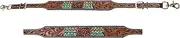 CHALLENGER Western Tack Cactus Tooled Leather Wither Breast Collar Strap 105HR13