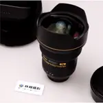 ( NIKON 廣角變焦片幅鏡頭 ) NIKON 14-24MM F2.8 G  超廣角 大光圈 二手