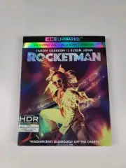 Rocketman: w/Slipcover (4K UHD/Blu-Ray/Digital 2019) New Read Description