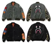 A BATHING APE Men's SHARK MA-1 JACKET 1K70141003 b