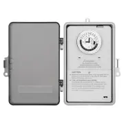 Suraielec Pool Timer, 24-Hour Cycle Mechanical Timer Switch, 40 AMP, 2HP, 120...