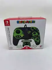 New Nintendo Switch Pro Wired Controller 500-134-GID Super Mario Glow in Dark Ed