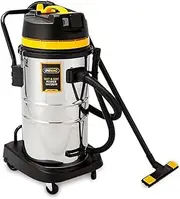 Unimac 2000W 60L Wet and Dry Vacuum Cleaner Blower with Socket Industrial Grade Drywall Vac Bagless Stainless Steel