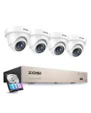 3K Lite Security Camera System with 1TB Hard Drive,AI Human/Vehicle Detection...