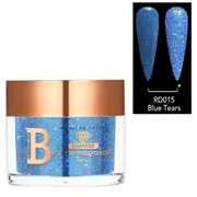 Billionaire Diamond SNS Dip Dipping Acrylic Nail Powder 015 Blue Tears 56g