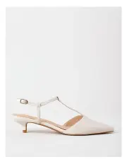 [Basque] Phoenix Flat Shoes in Cream Leather