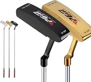 Left Handed Golf Blade Putter with Soft Grip for Male Female Golfers,lefthand Golf Club Putter for Sports Enthusiasts