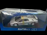 1/18 AUTOart Lamborghini Diablo Coupe Metallic Silver Part New In Box
