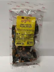 Enjoy Premium Nori Maki Japanese Rice Crackers 4oz Resealable Bag x1