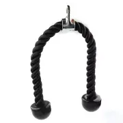 Fitness Triceps Rope Training Pull Down Abdominal Muscle Crunches Cable Gym NEW.