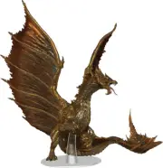 WZK96228 Wizkids Dungeons & Dragons: Icons of the Realms - Adult Brass Dragon