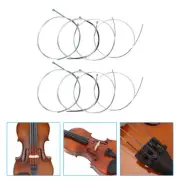8 Pcs Violin Strings Full Set Repair Parts Accessories Beginners and