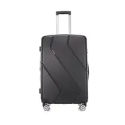 SwissTech Explorer 118L/76cm Checked Suitcase Luggage Travel Trolley Bag Black