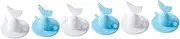 Sets Blue and White Fishtail Sink Strainer Kitchen Bathroom Drain Stopper Creative Sink Plug Cover Wide Rim and Strong Adsorption Pad Pcs