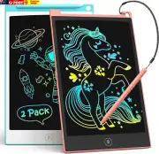 2 Pack LCD Writing Tablet, 8.5 Inch Colorful Doodle Board Drawing Tablet for Kid