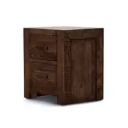 VI Sedona 2 Drawer Solid Timber Bedside Table