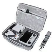 Mini 3 / Mini 3 Pro RC Case, Portable PU Leather Storage Shoulder Bag for DJI...