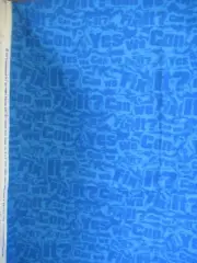HIT Entertainment PLC AND KEITH CHAPMAN VTG 2002 BLUE COTTON FABRIC SBTYX44 NEW