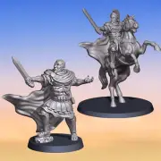 Roman Republic Mounted Legatus & Praefectus on Foot 28mm Saga Hail Caesar