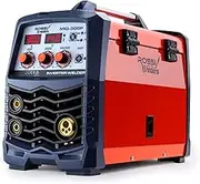 Rossi 300 Amp MIG Stick Welder, Portable DC Gas Gasless Inverter Welding Machine, 15A Plug