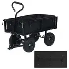 Fabric Liner Black for Garden Cart Wagon Trolley Wheel Wagon Wheelbarrow 81cm
