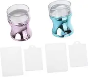 PAMINGONO Silicone Nail Art Tools Set Nail Files Cuticle Scissors Manicure Beauty Supplies