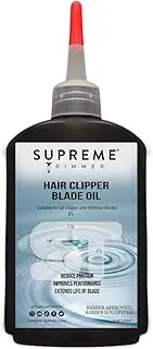 Supreme Trimmer Hair Clipper Blade Oil by - for Lubricating Trimmer & Clipper Blades (4 FL OZ) Corrosion for Anti-Rust - STO710