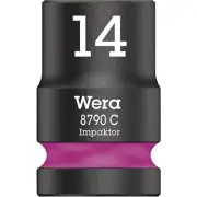 Wera 05004571001 8790 C Impaktor Socket with 1/2" drive, 14.0 mm