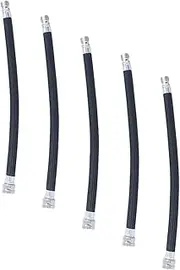 Veemoon 5pcs Bike Pump Extension Tube Inflator Hose for Air Pump Portable Inflation Hose for Tire Pump